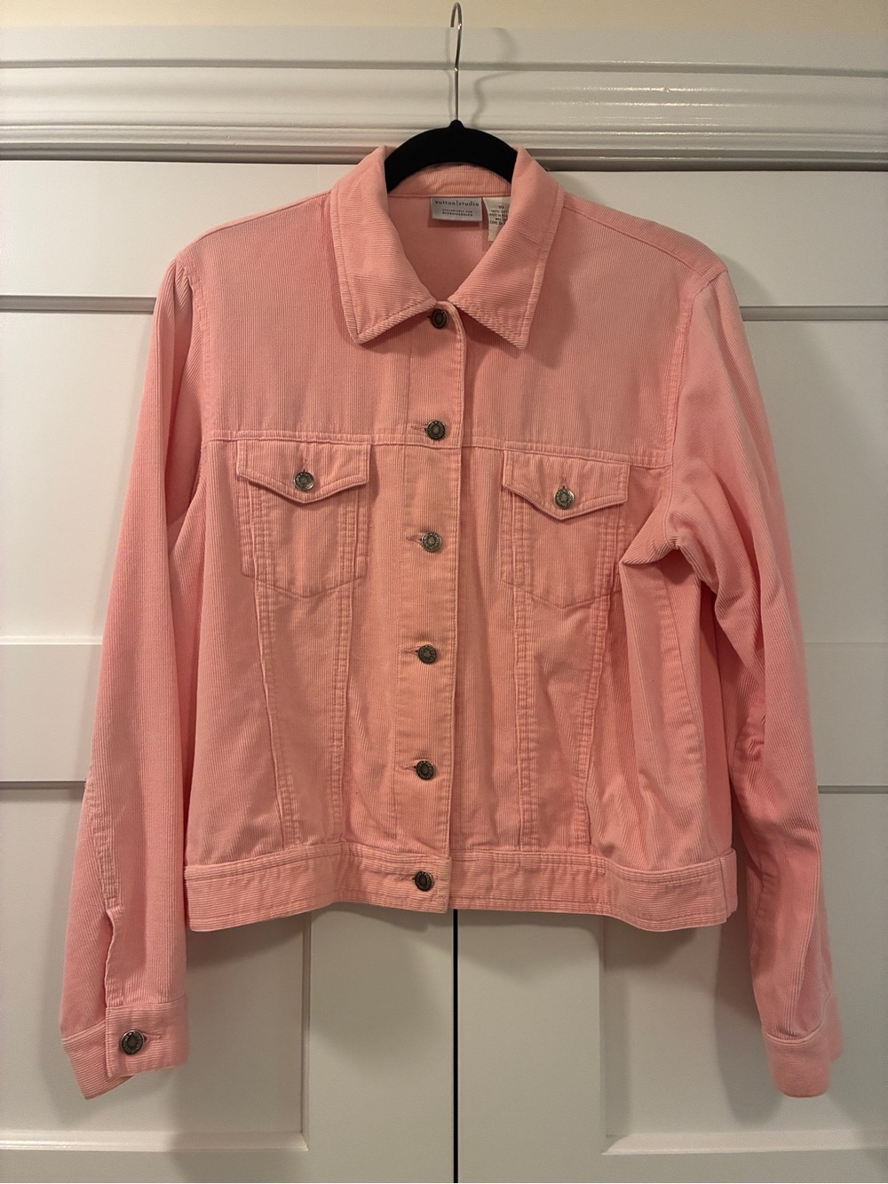 Pink Corduroy denim style jacket